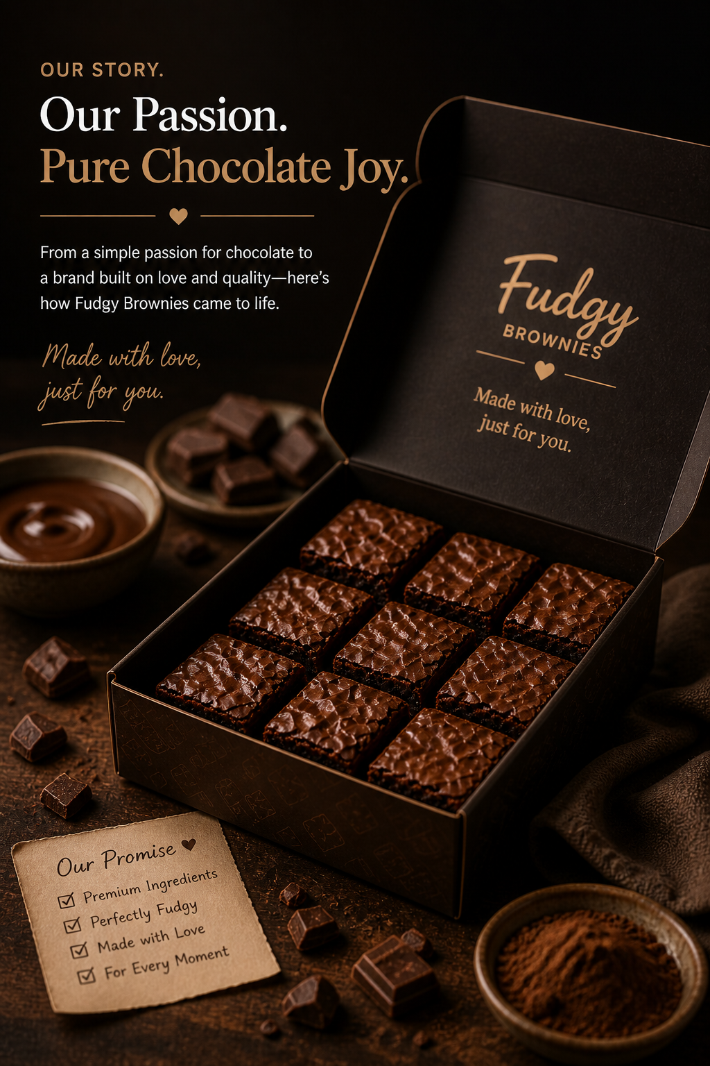 The Story Behind Fudgy Brownies