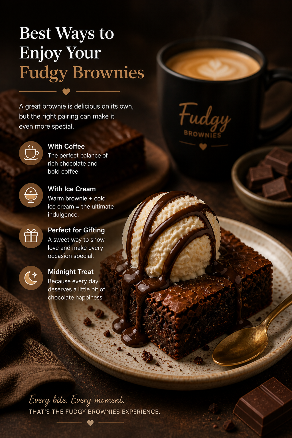 Best Ways to Enjoy Your Fudgy Brownies